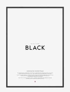 Black Wood Frame, Poster & Frame