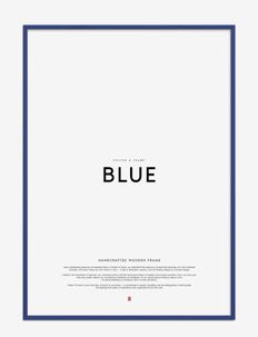 Blue Wood Frame, Poster & Frame