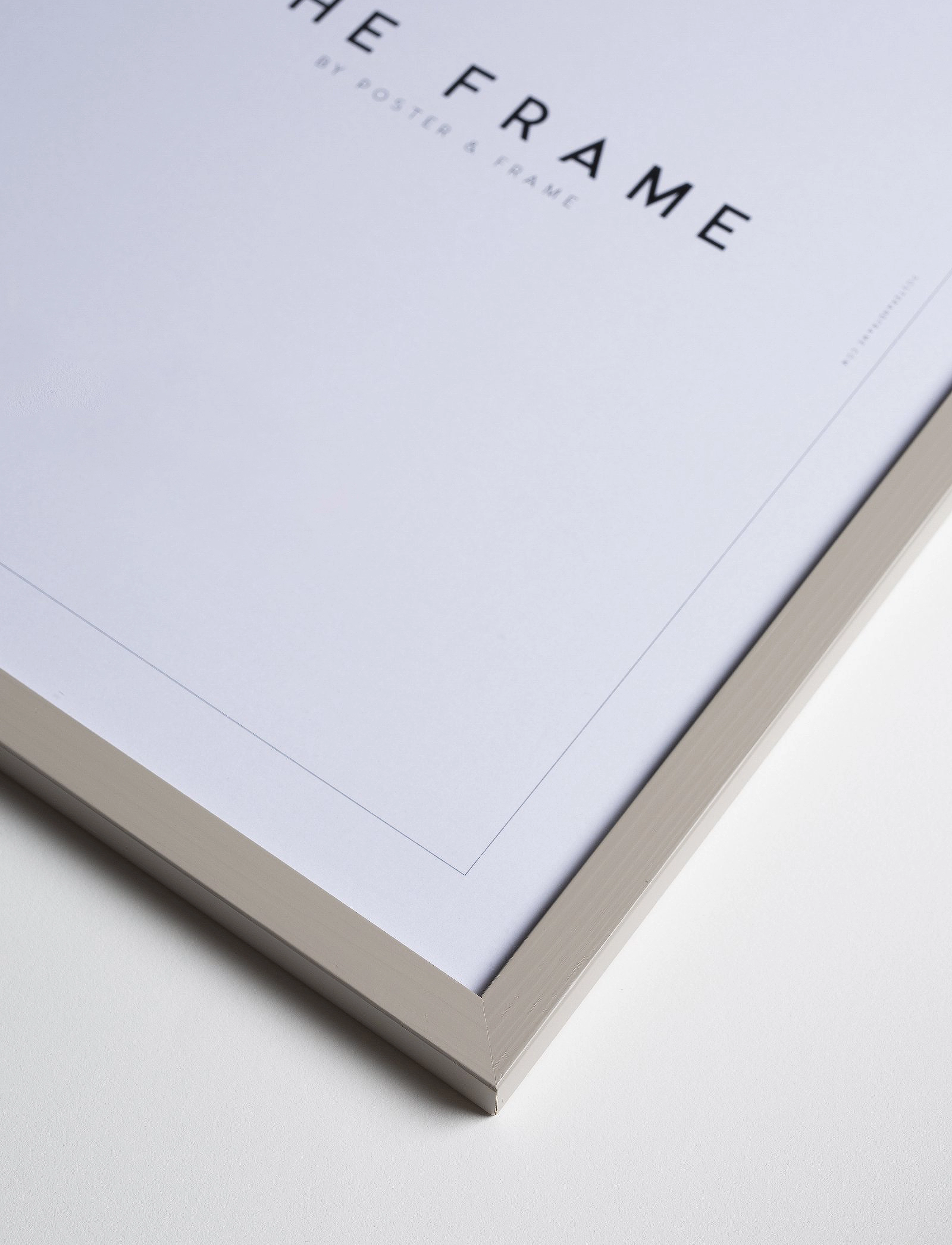 Poster & Frame Cashmere Wood Frame, A2, Decoration, Grau - Frames, Homeware