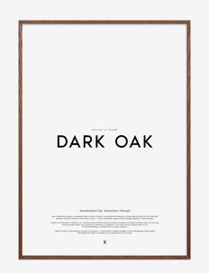 Dark Oak Wood Frame, Poster & Frame