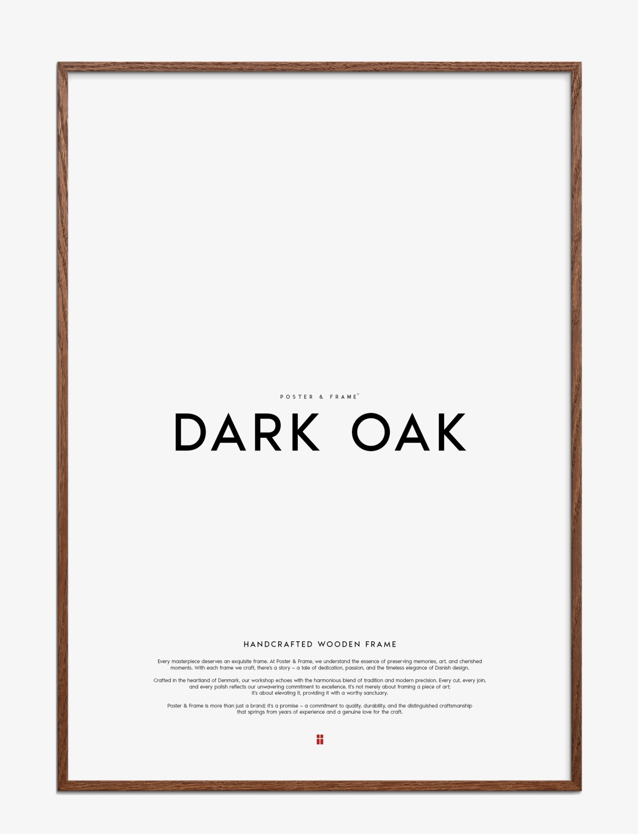 Poster & Frame Dark Oak Wood Frame - Einrichtung - DARK OAK / brown