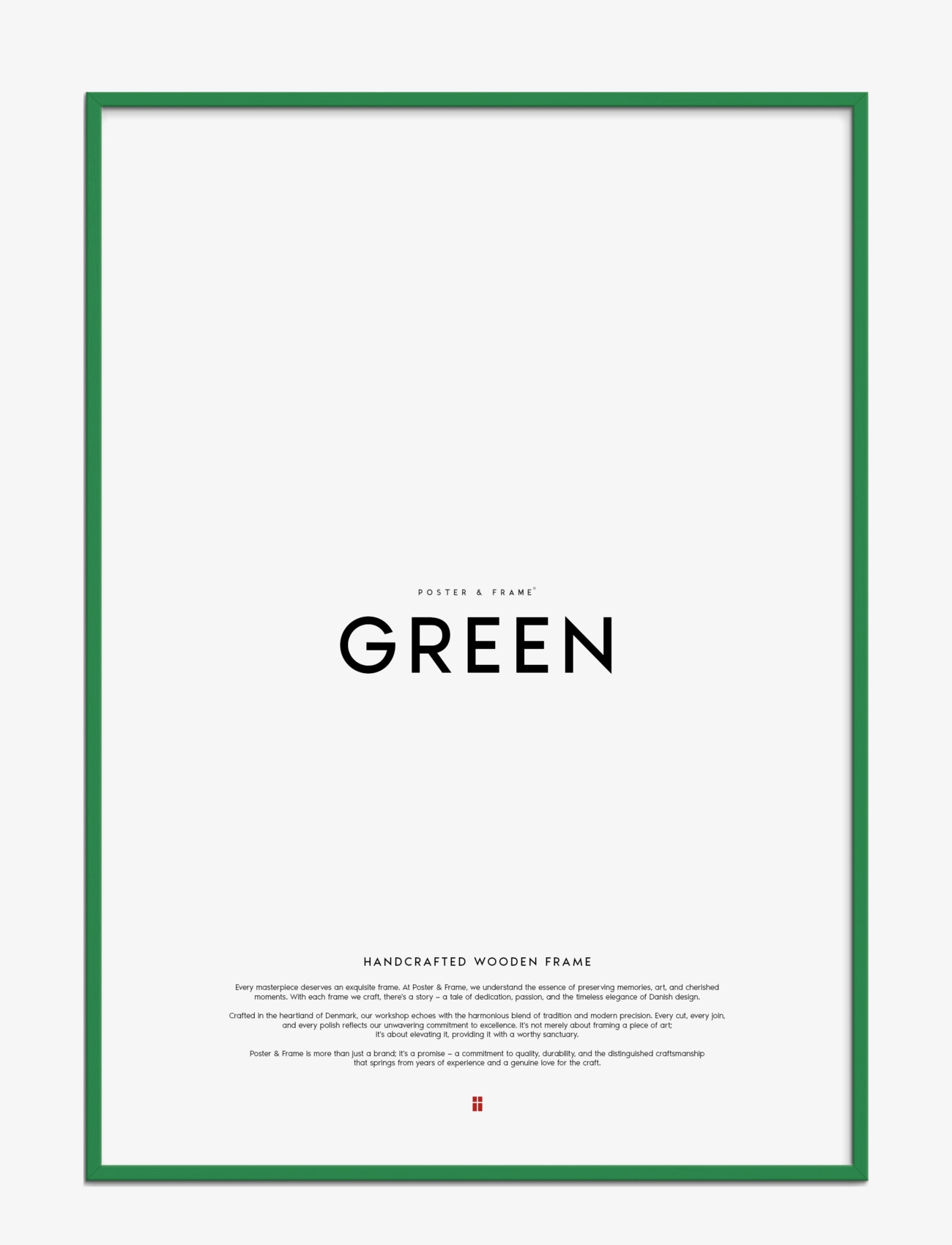 Poster & Frame Green Wood Frame, A1, Decoration, Grün - Frames, Homeware