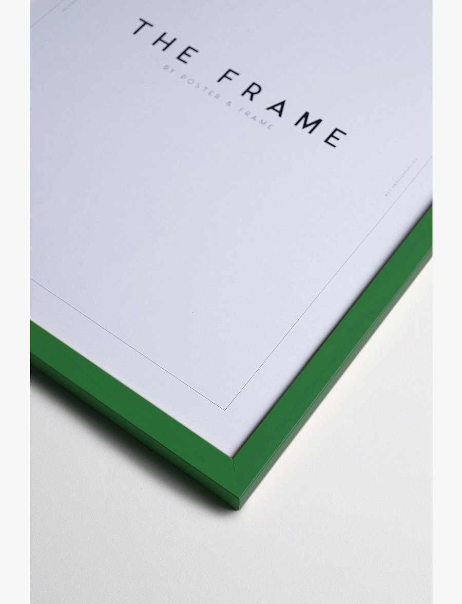 Poster & Frame - Green Wood Frame - bilderrahmen - green - 1
