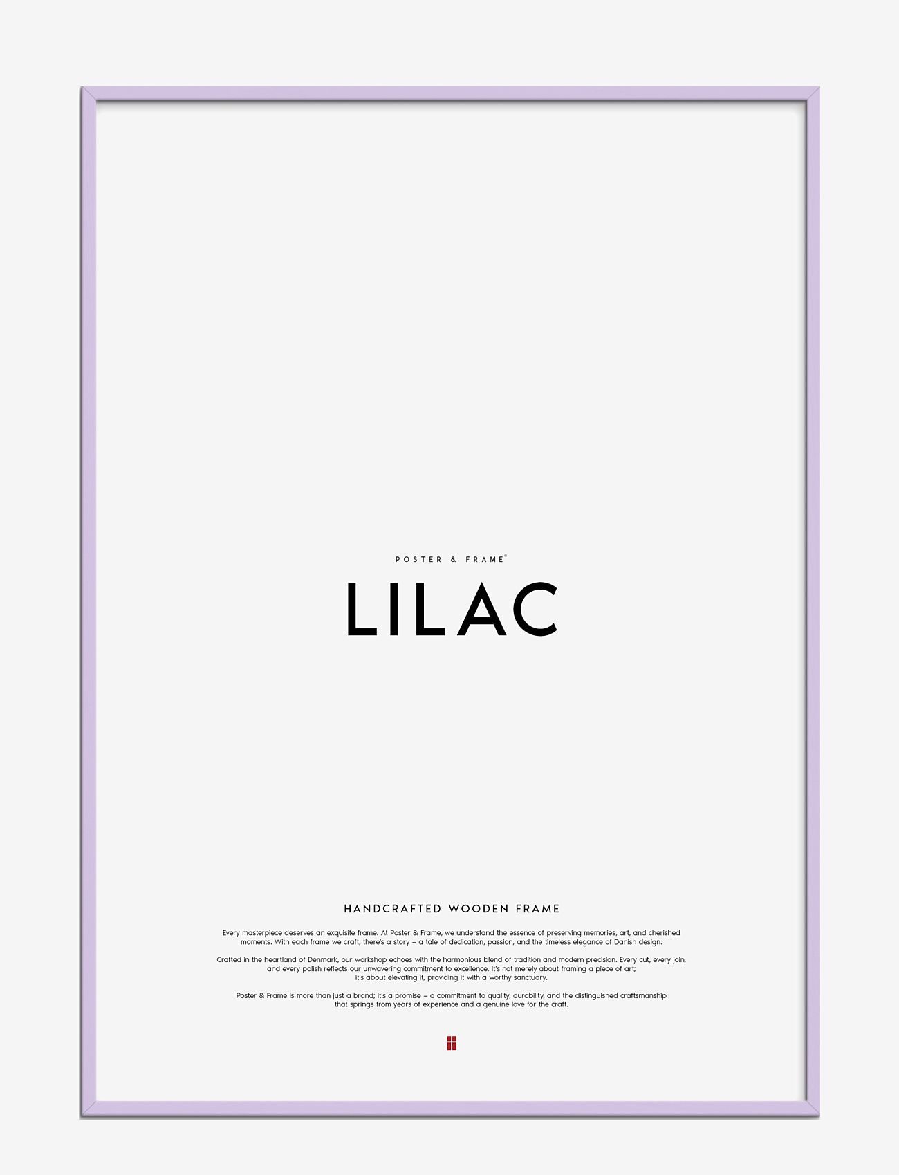Poster & Frame - Lilac Wood Frame - nach preis einkaufen - lilac - 0