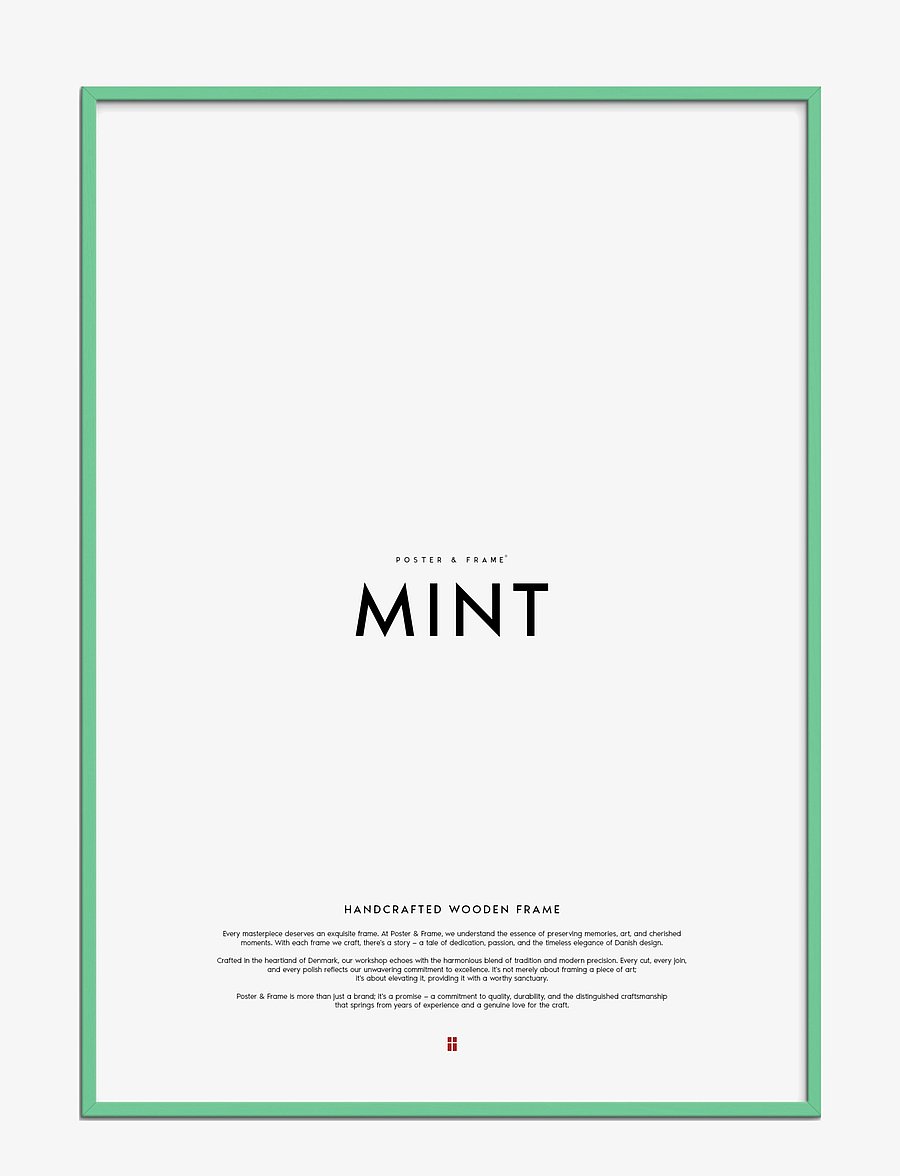 Poster & Frame - Mint Wood Frame - pildiraamid - mint green - 1