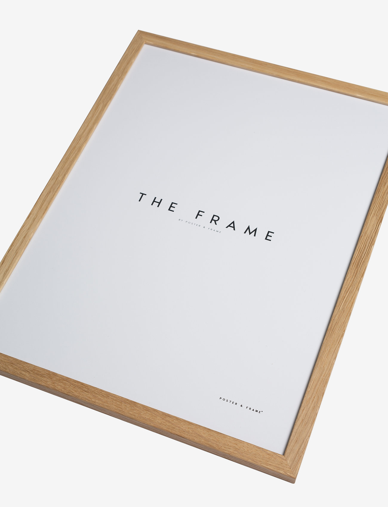 Poster & Frame - Oak Wood Frame - osta hinna alusel - oak - 1