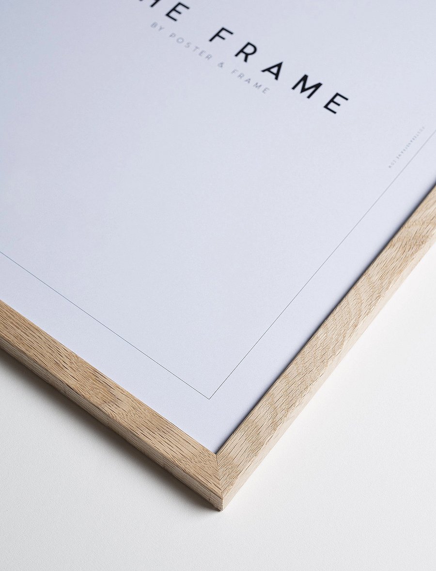 Poster & Frame - Oak Wood Frame - bilderrahmen - oak - 0