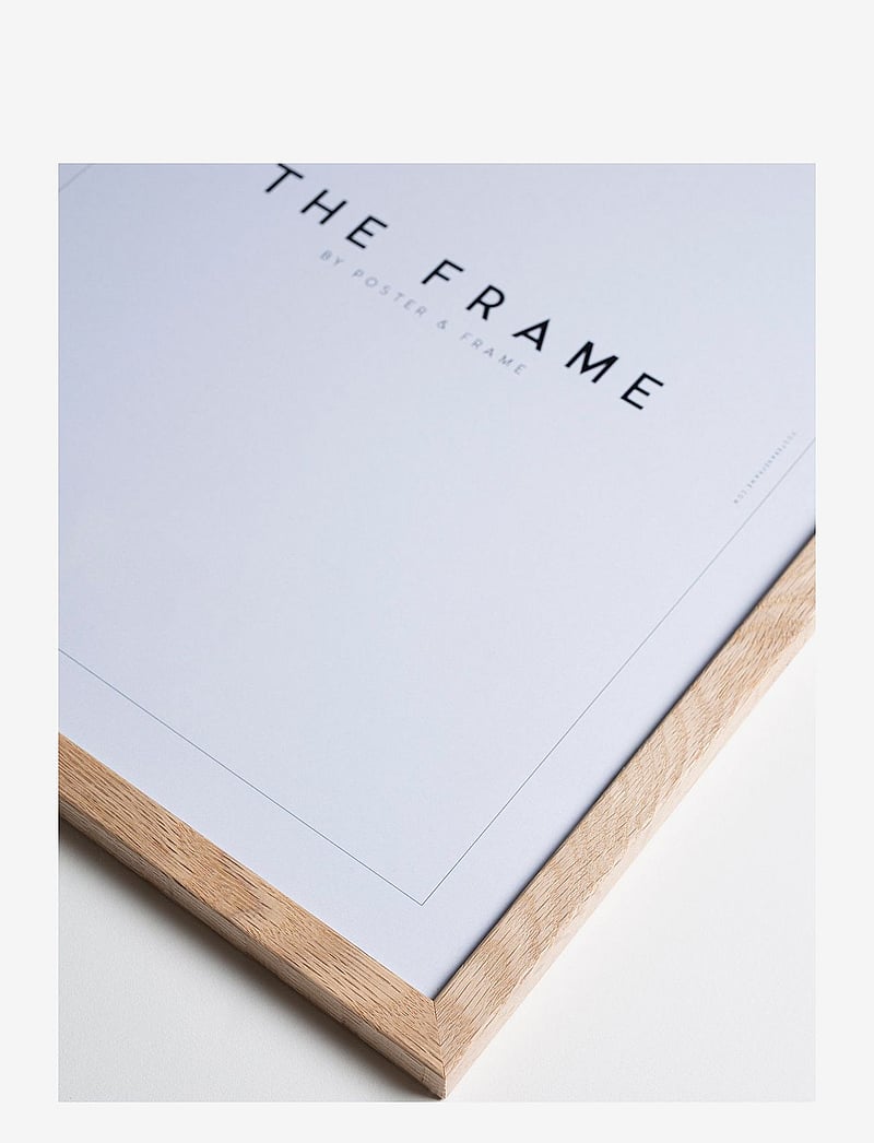 Poster & Frame - Oak Wood Frame - osta hinna alusel - oak - 3