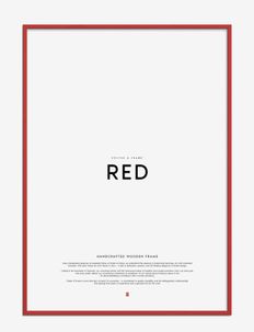 Red Wood Frame, Poster & Frame