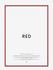 Poster & Frame - Red Wood Frame - laagste prijzen - red - 0