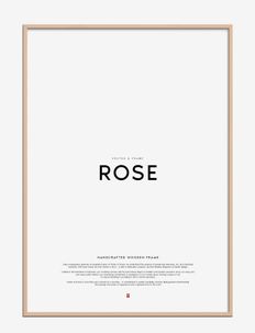 Rose Wood Frame, Poster & Frame