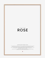 Poster & Frame - Rose Wood Frame - laveste priser - rose - 0
