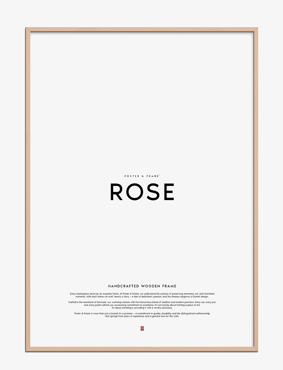Poster & Frame - Rose Wood Frame - bilderrahmen - rose - 1