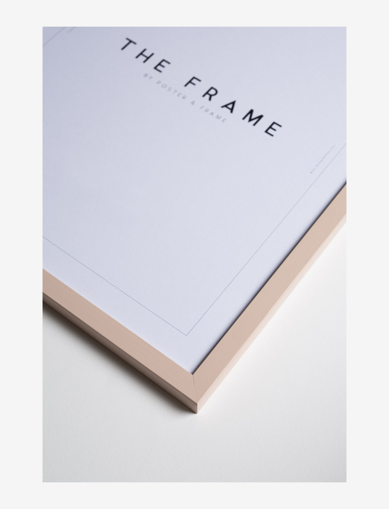 Poster & Frame - Rose Wood Frame - köp efter pris - rose - 1