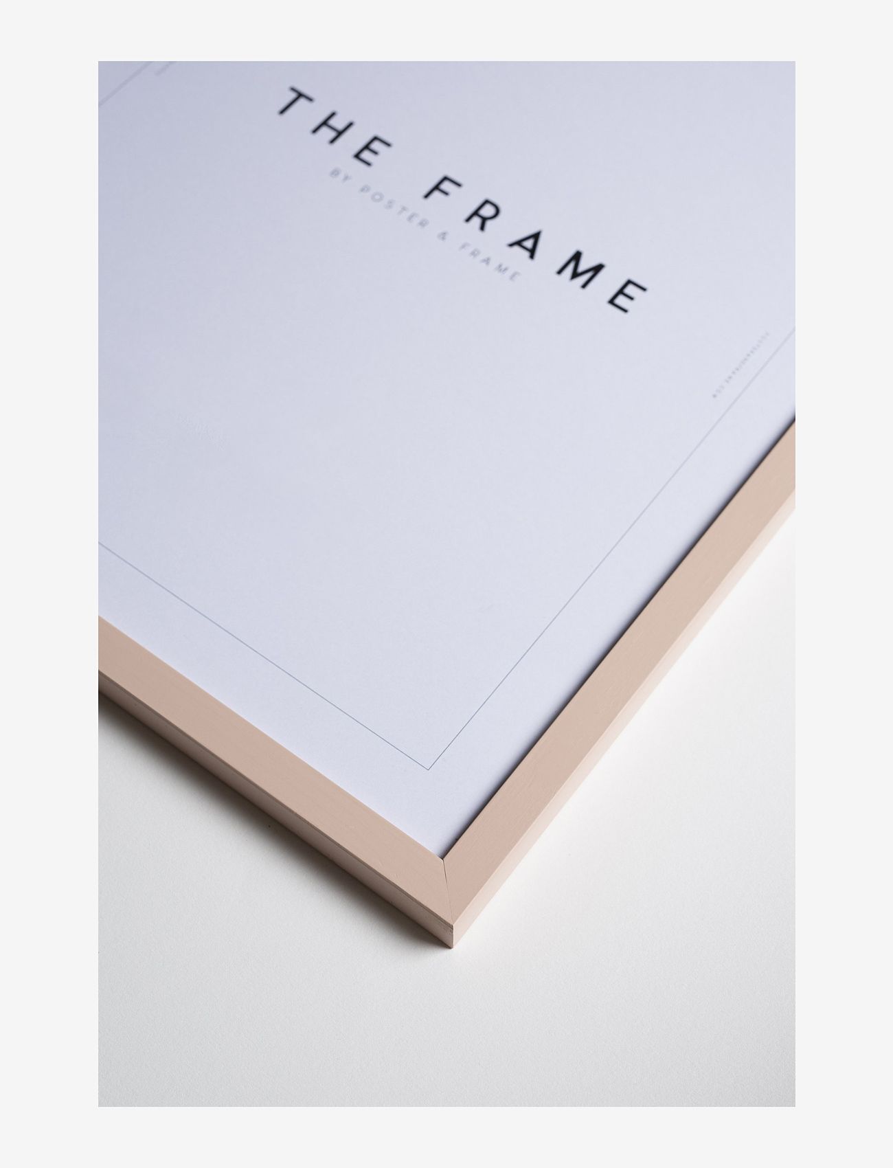 Poster & Frame - Rose Wood Frame - köp efter pris - rose - 5