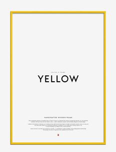 Yellow Wood Frame, Poster & Frame