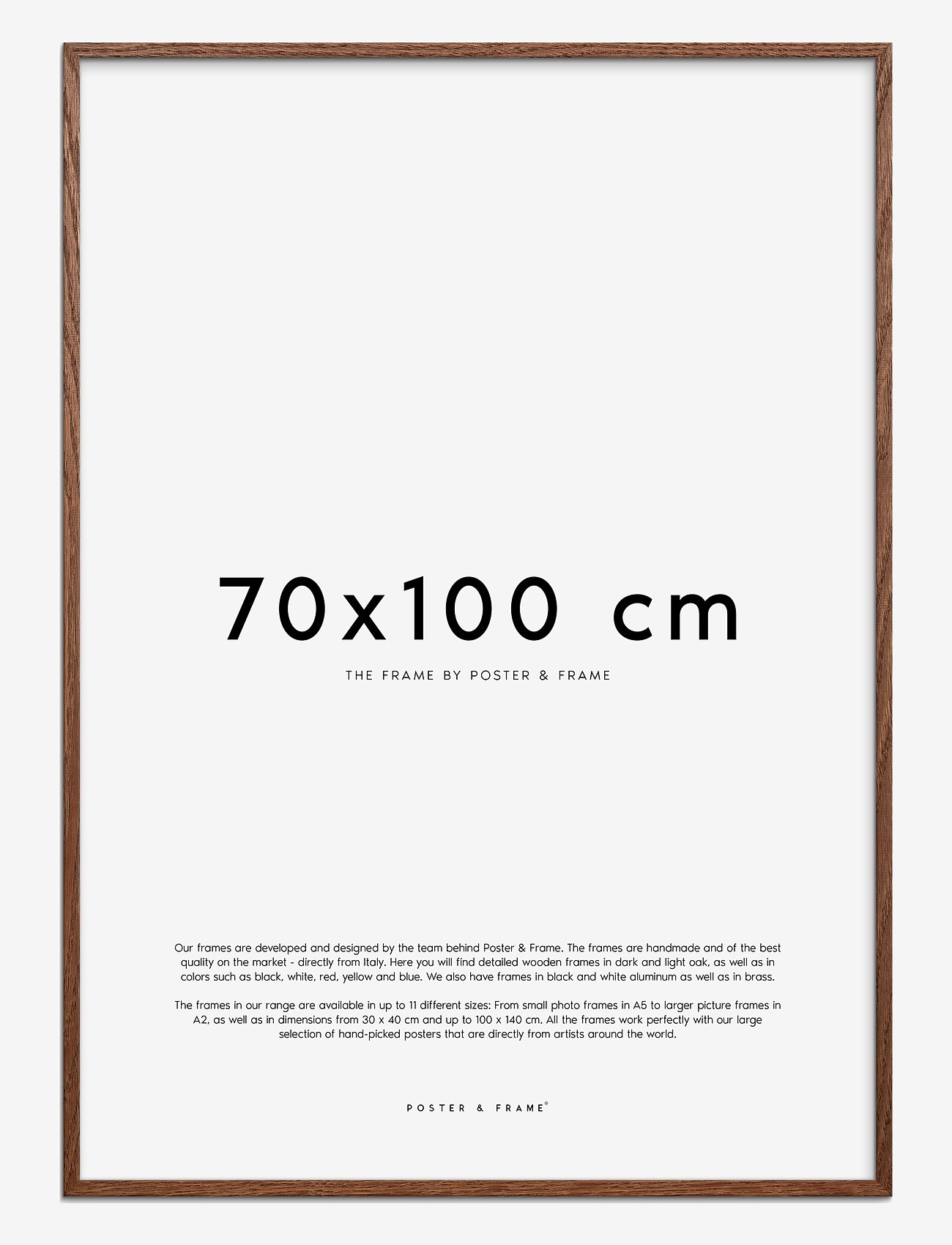 Poster & Frame - Dark Oak Wood Frame - pildiraamid - dark oak - 3