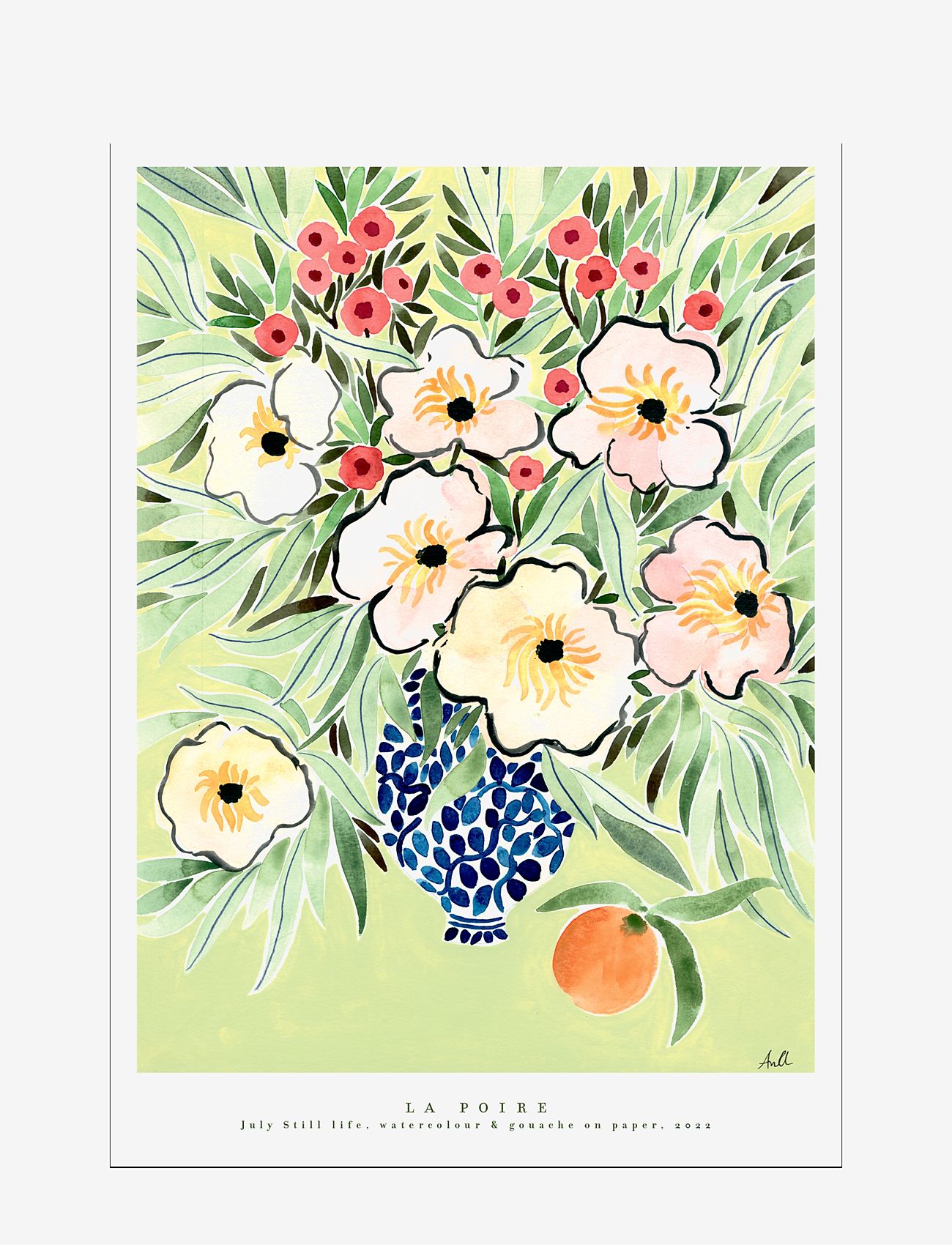 Poster & Frame - July Still life - multi - 0