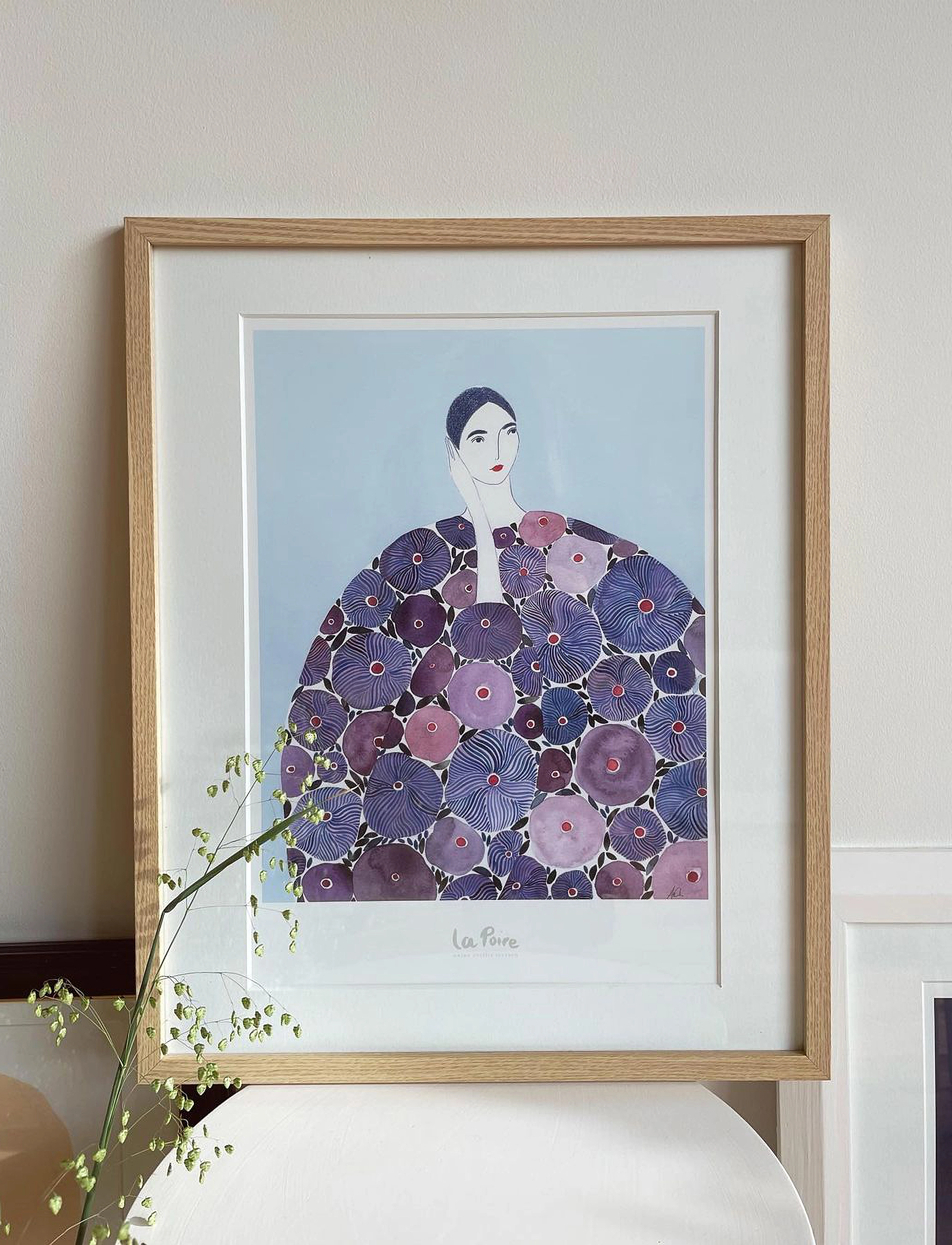 Poster & Frame - Lilac Coat - illustrationen - multi - 2