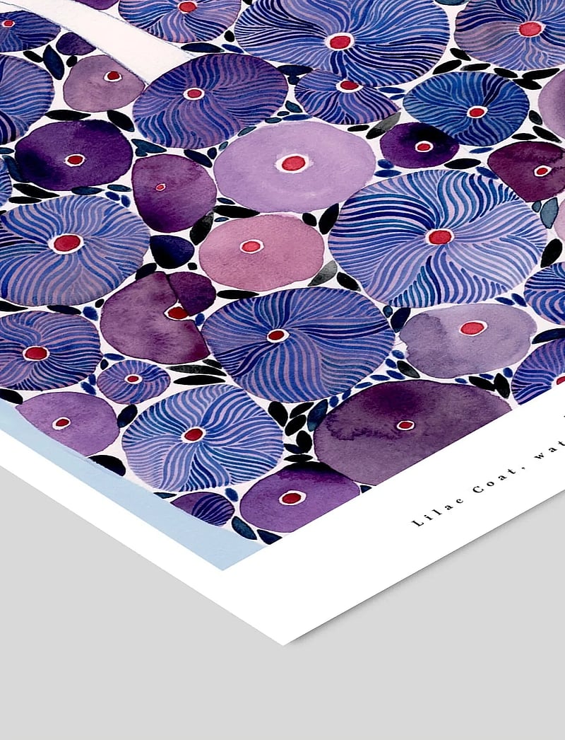 Poster & Frame - Lilac Coat - illustrationer - multi - 3