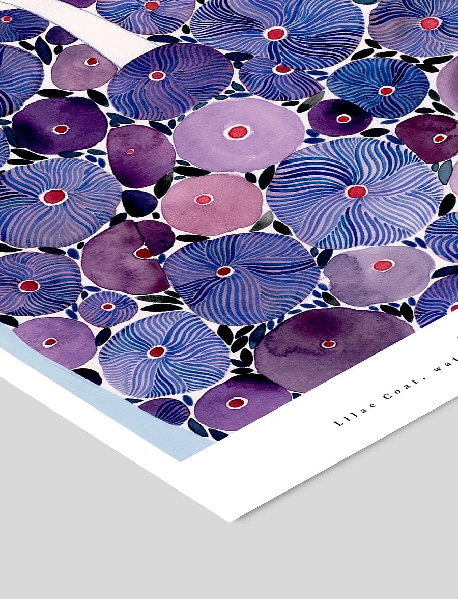 Poster & Frame - Lilac Coat - illustratsioonid - multi - 2