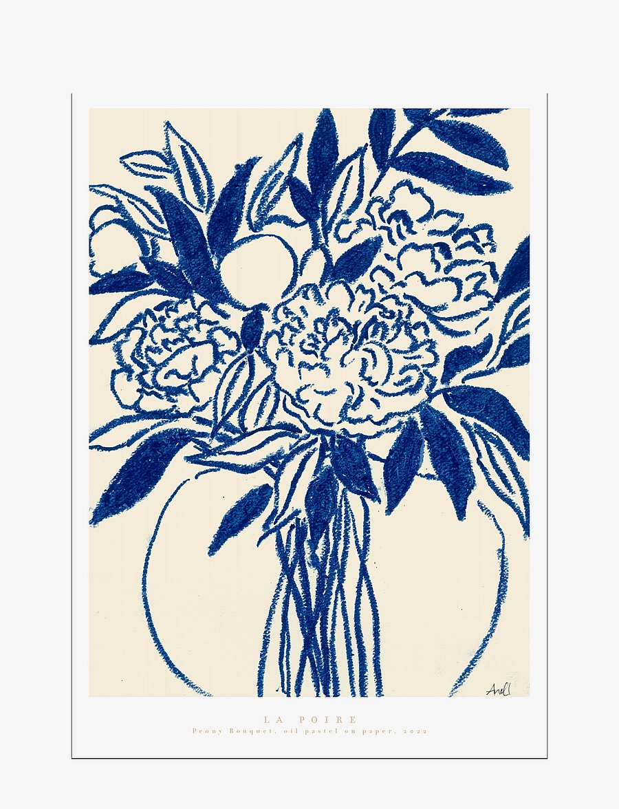 Poster & Frame - Peony Bouquet - multi - 0
