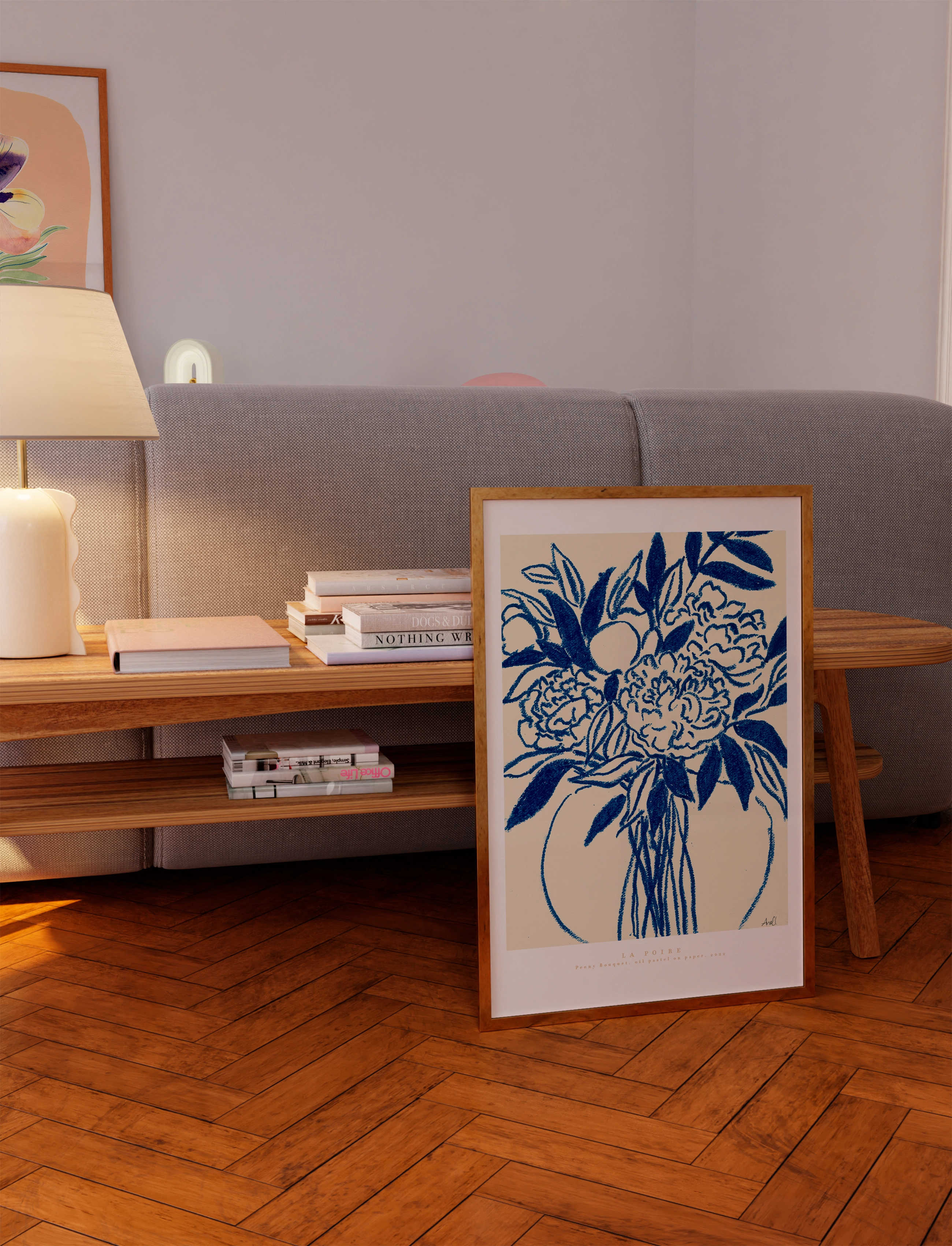 Poster & Frame - Peony Bouquet - multi - 2