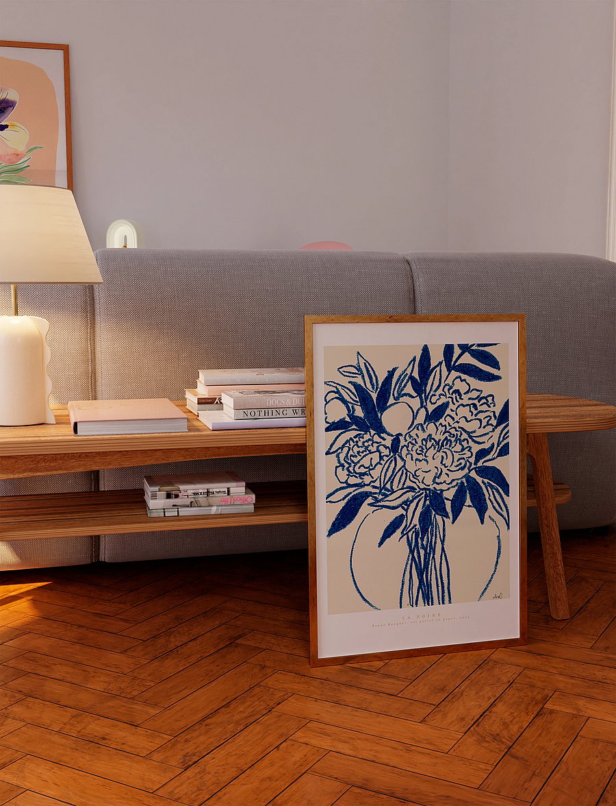 Poster & Frame - Peony Bouquet - multi - 2