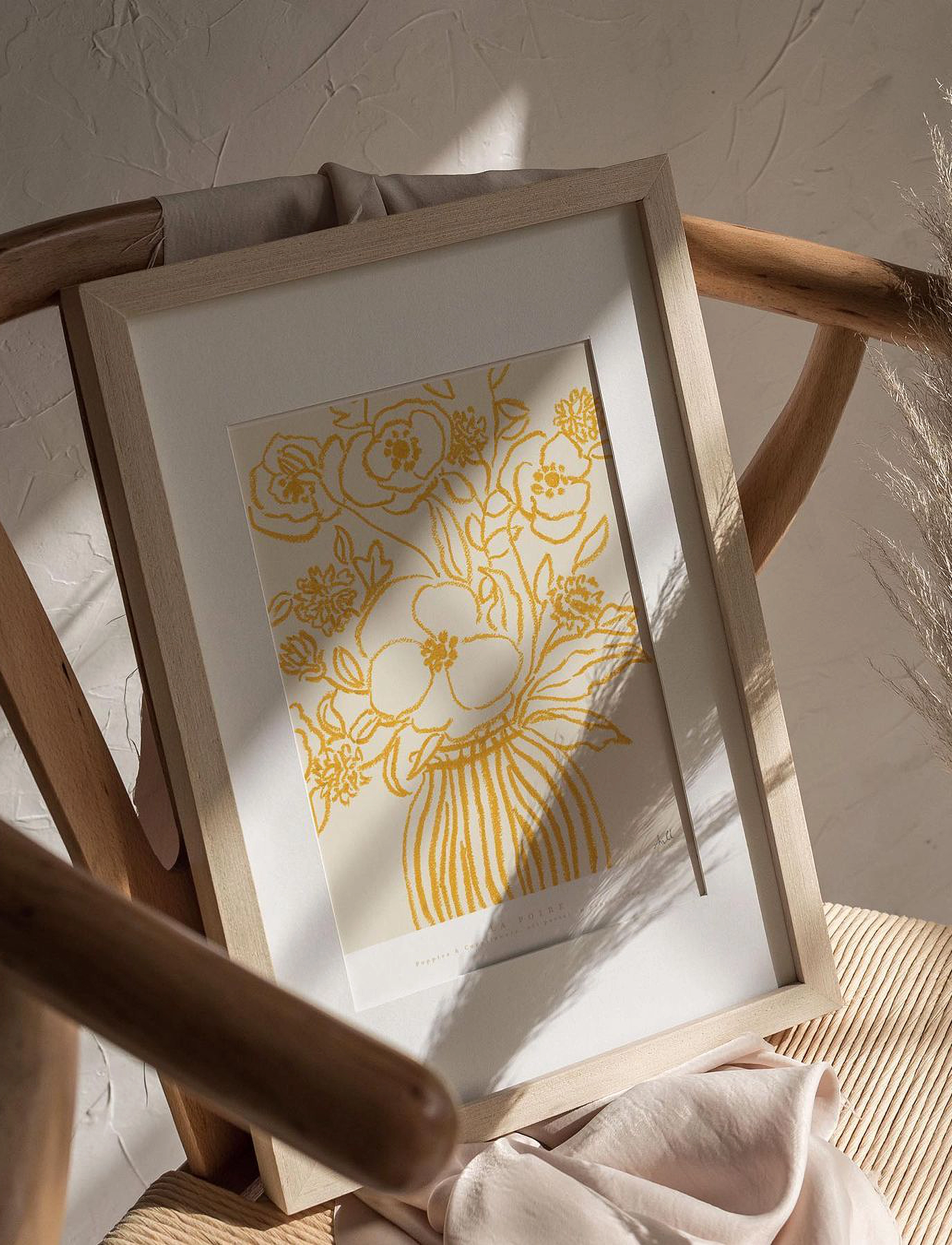 Poster & Frame - Poppies & Cornflowers - multi - 2