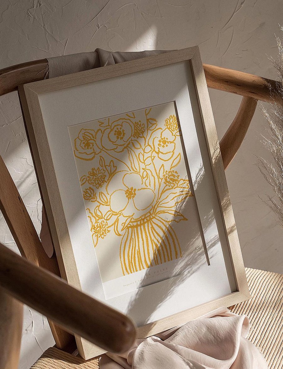 Poster & Frame - Poppies & Cornflowers - multi - 2