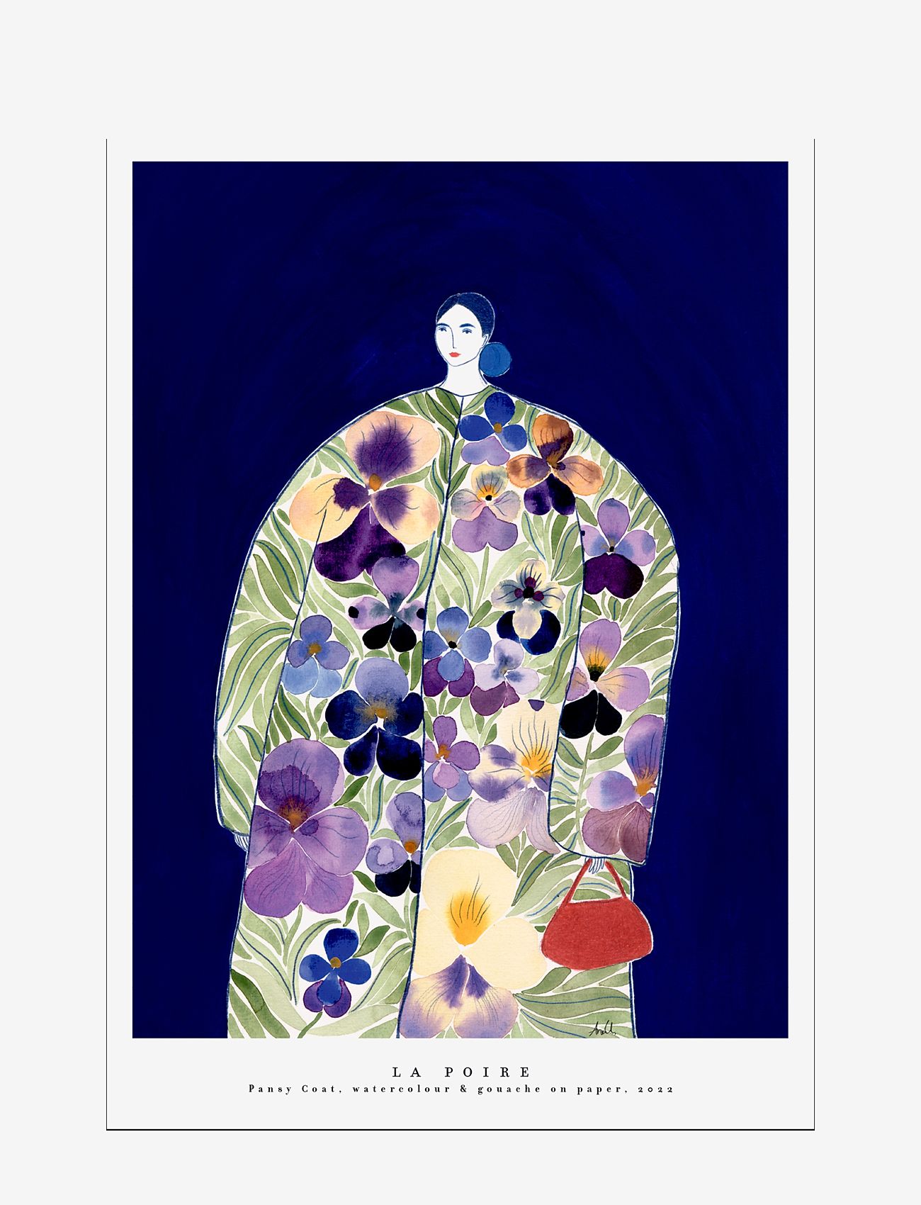 Poster & Frame - Pansy Coat - multi - 0