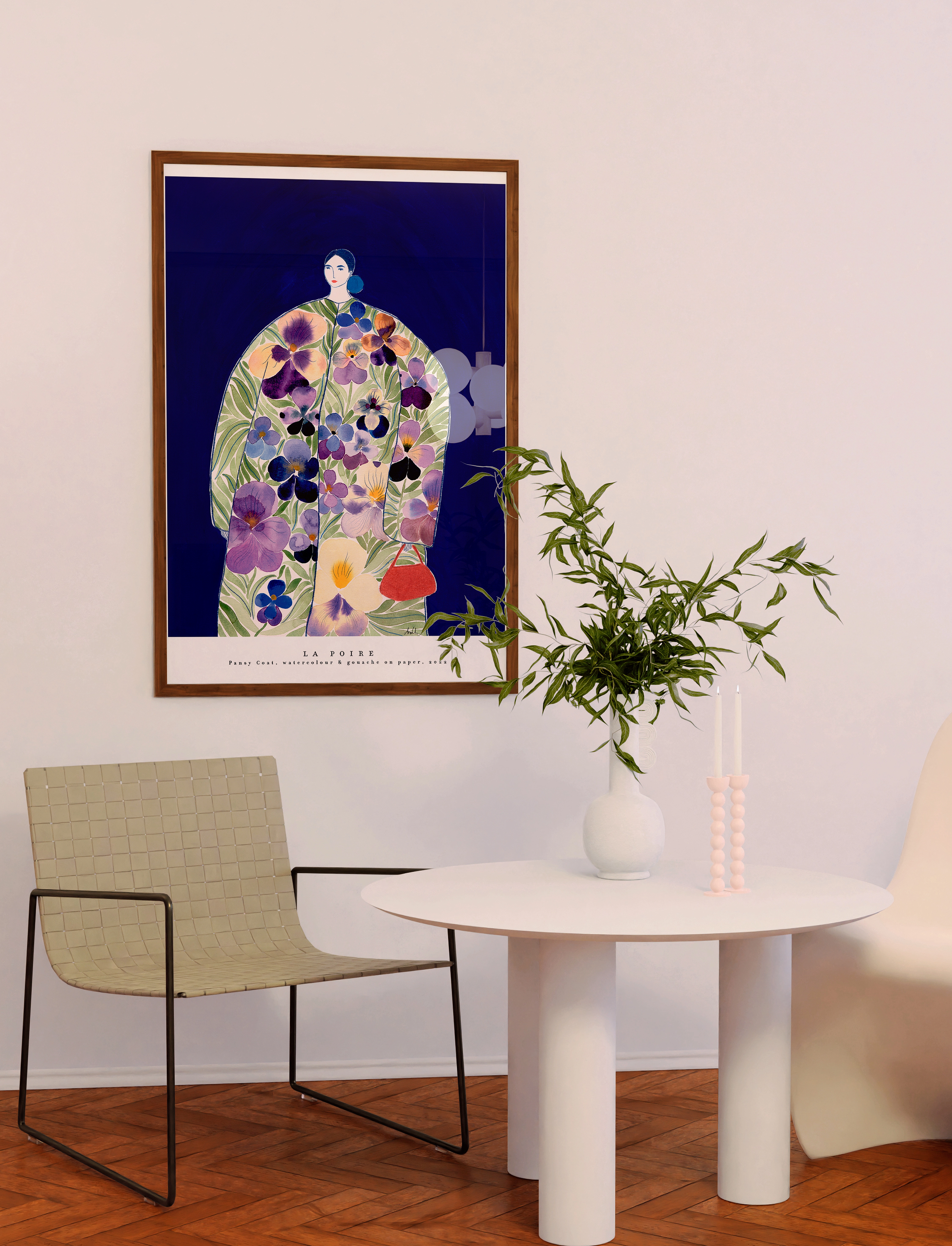 Poster & Frame - Pansy Coat - multi - 2