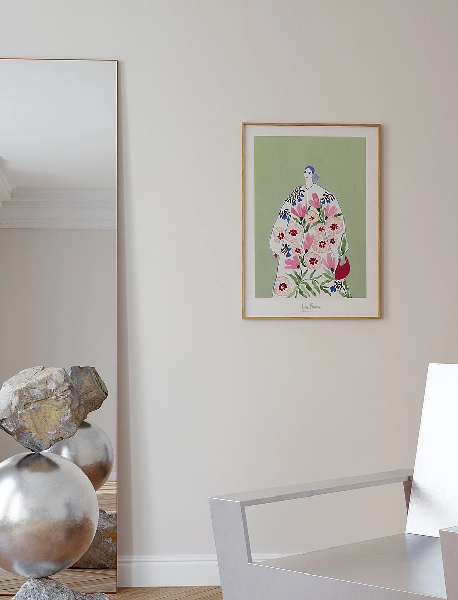 Poster & Frame - Festive Coat - illustrationen - multi - 0