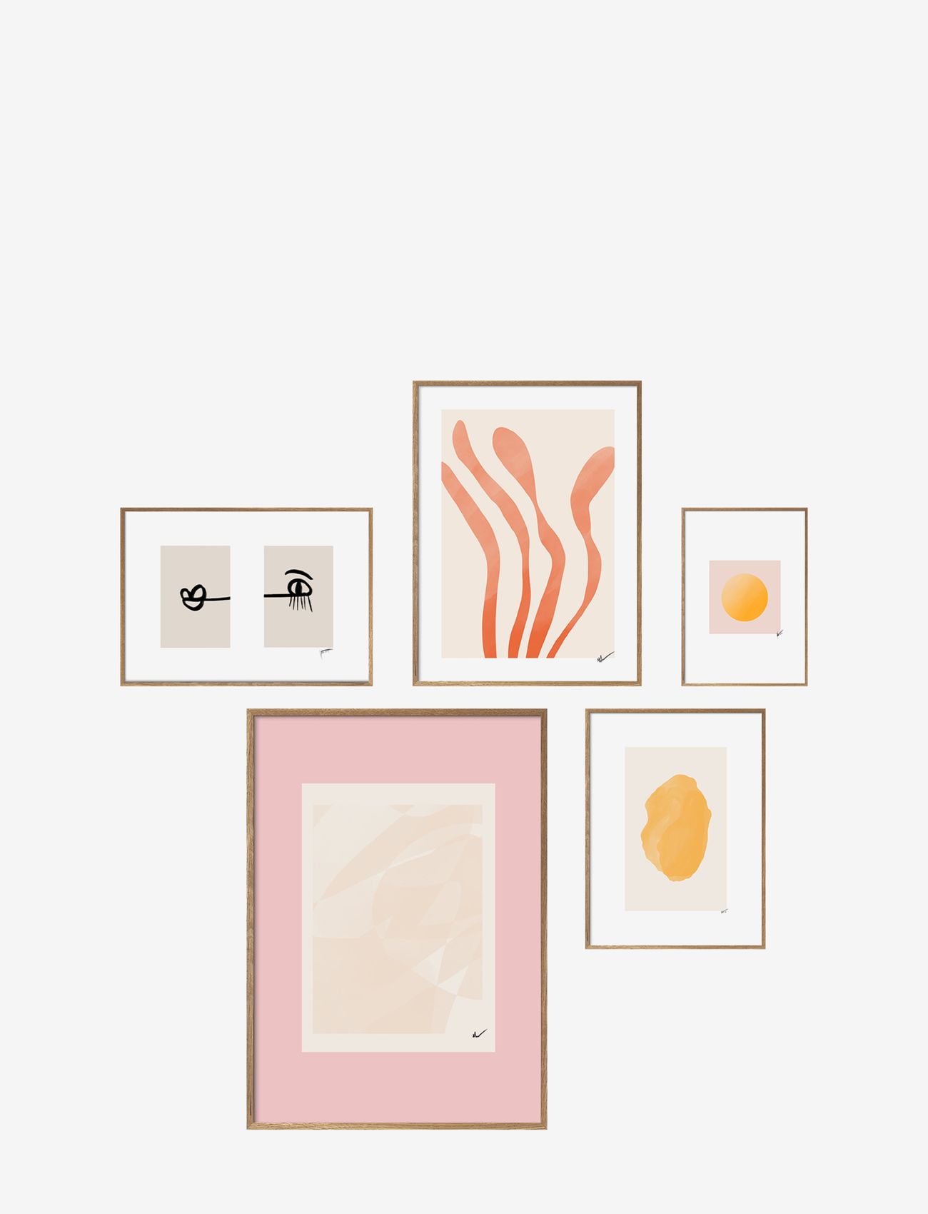 Poster & Frame - Abstract 3 - gallery walls - multi-colored - 0