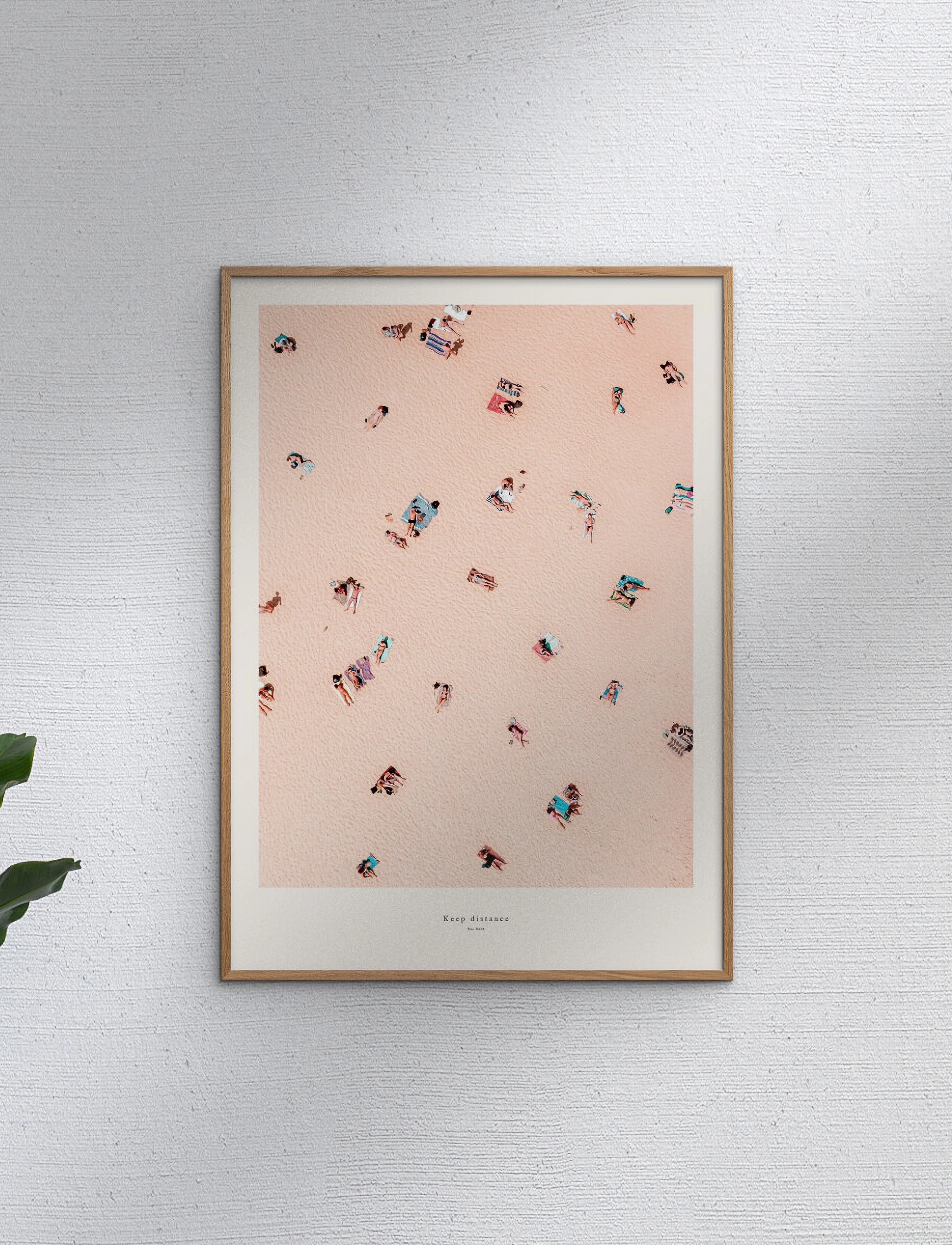 Poster & Frame Distance, 50X70 cm, Posters, Rosa - Illustrations, Homeware