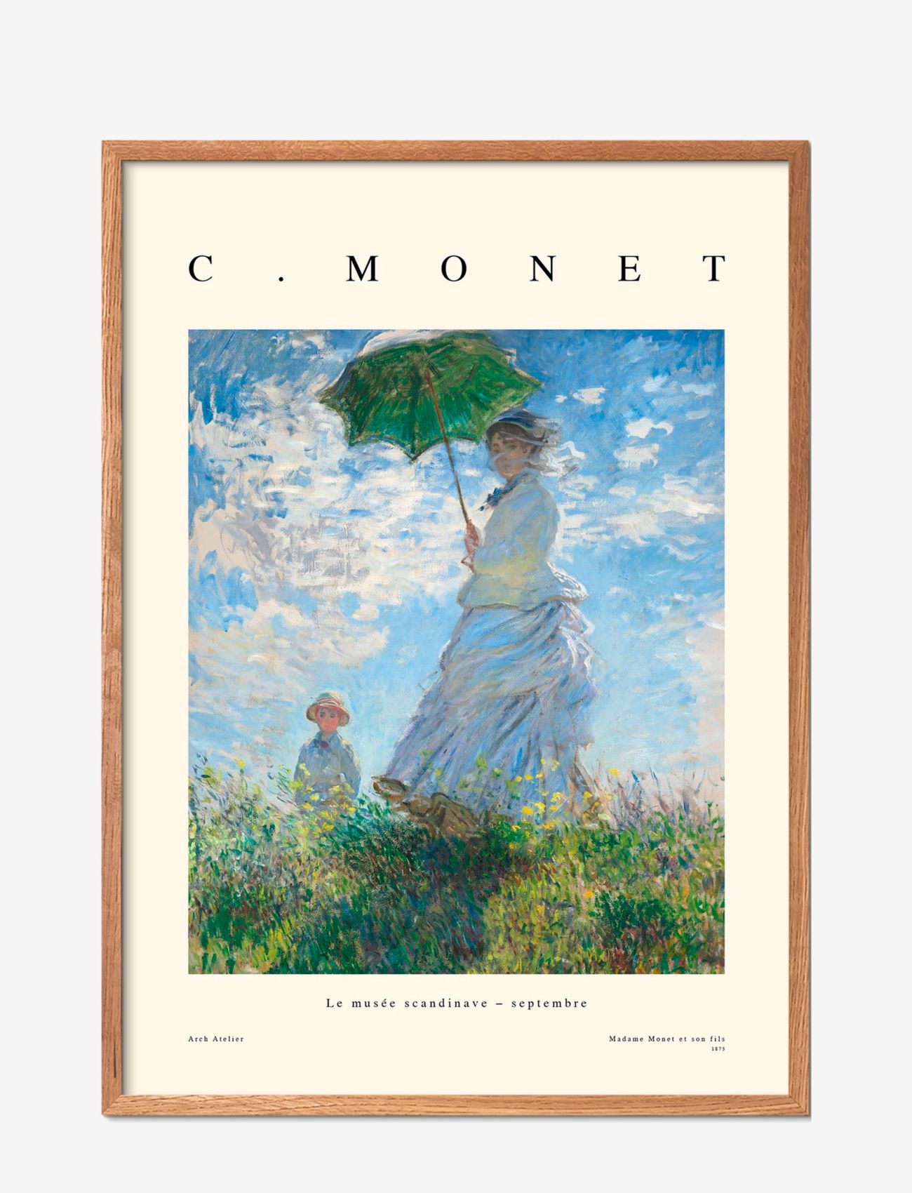 Poster & Frame - claude-monet-madame-monet-et-son-fils - lowest prices - multi-colored - 0
