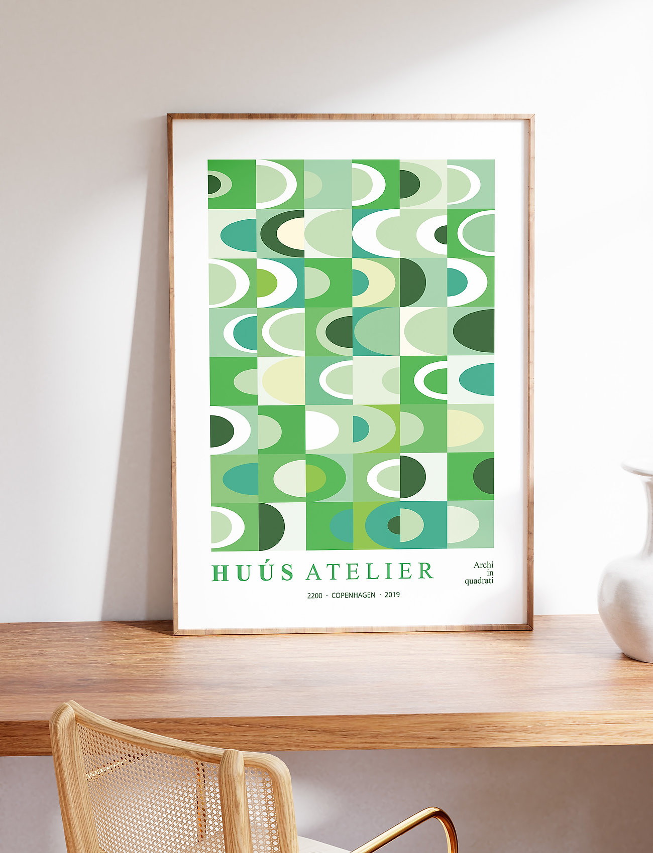 Poster & Frame Archi-Rosa, 29.7X42 cm, Decoration, Mehrfarbig/gemustert - Posters, Homeware