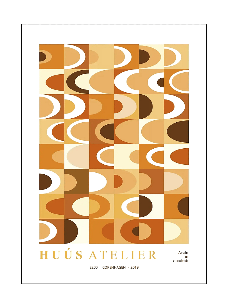 Poster & Frame - archi-rosa - modèles graphiques - off-white - 0