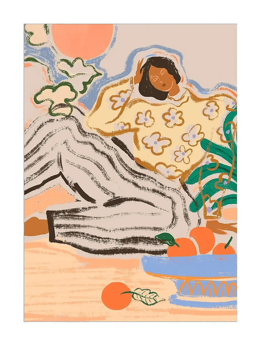Poster & Frame - Arty Guava - Lazy Days - illustrationen - multi - 1