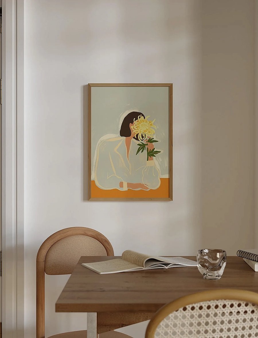 Poster & Frame - Arty Guava - The Crysanthemum - illustrationen - multi - 2