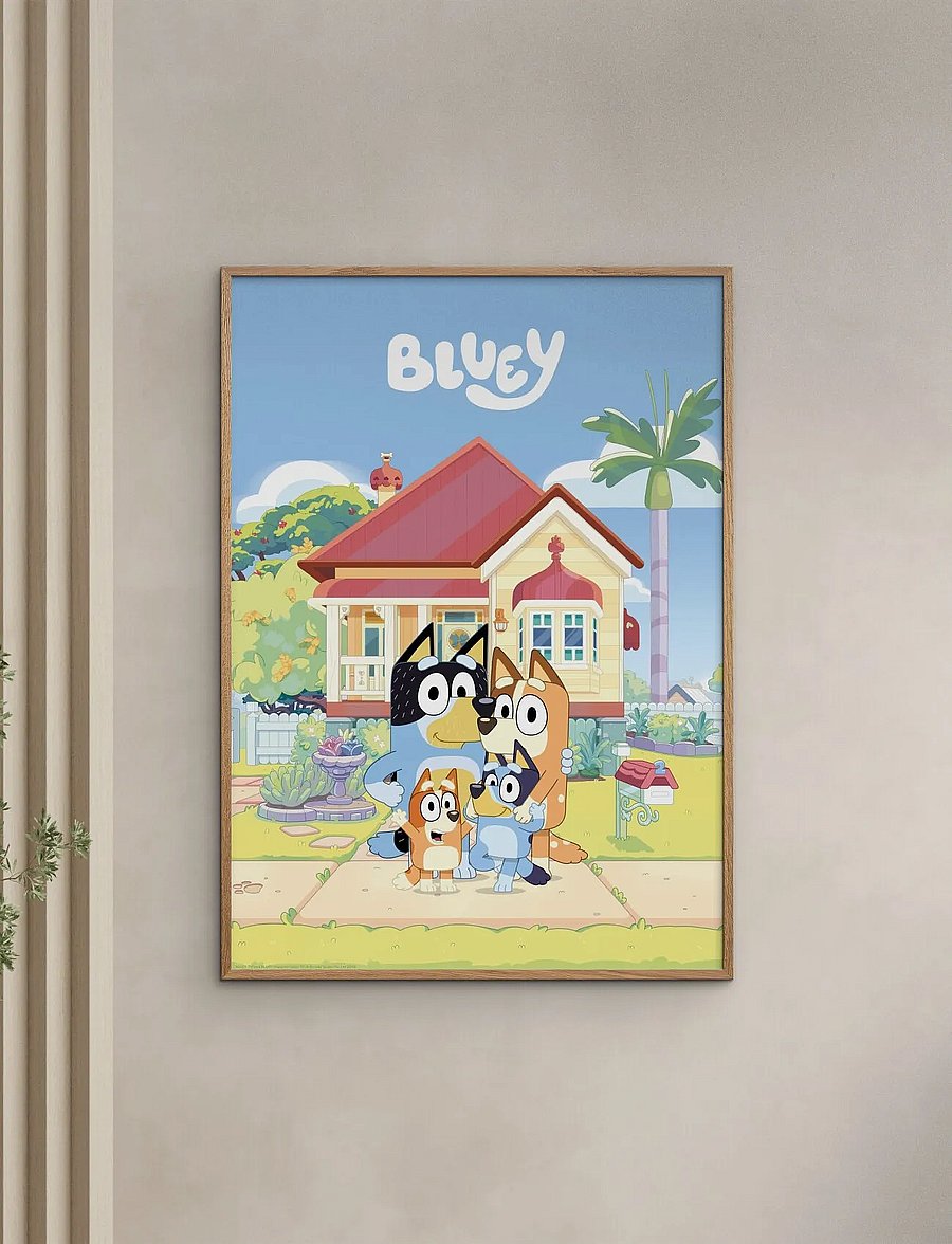 Poster & Frame - Bluey - Family - dzīvnieki - multicolor - 0