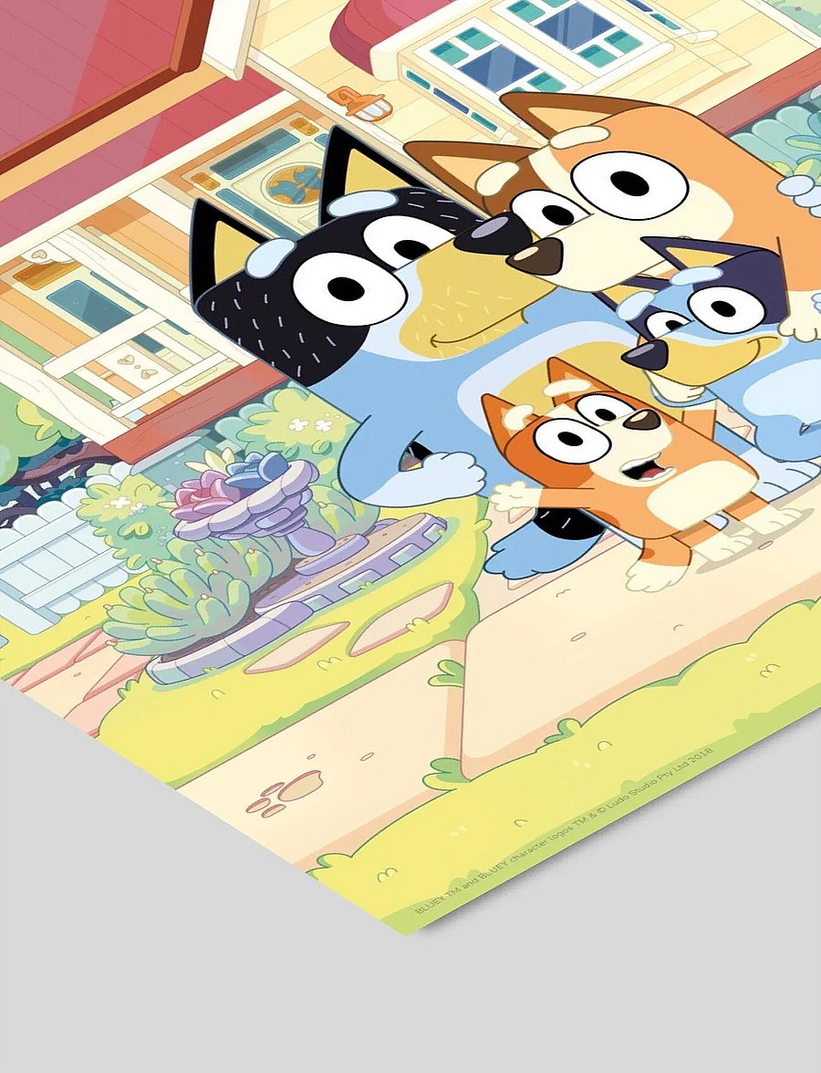 Poster & Frame - Bluey - Family - dzīvnieki - multicolor - 2