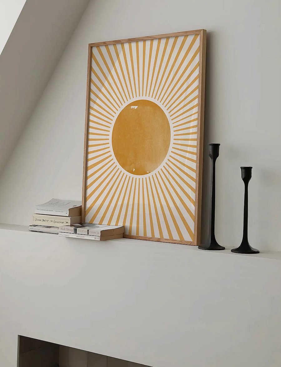 Poster & Frame - THE MIUUS STUDIO - Boho Sun - illustrationen - yellow - 2
