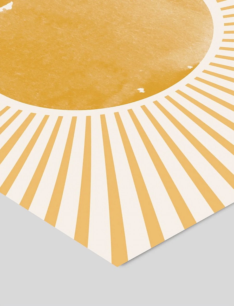 Poster & Frame - THE MIUUS STUDIO - Boho Sun - illustrationen - yellow - 4