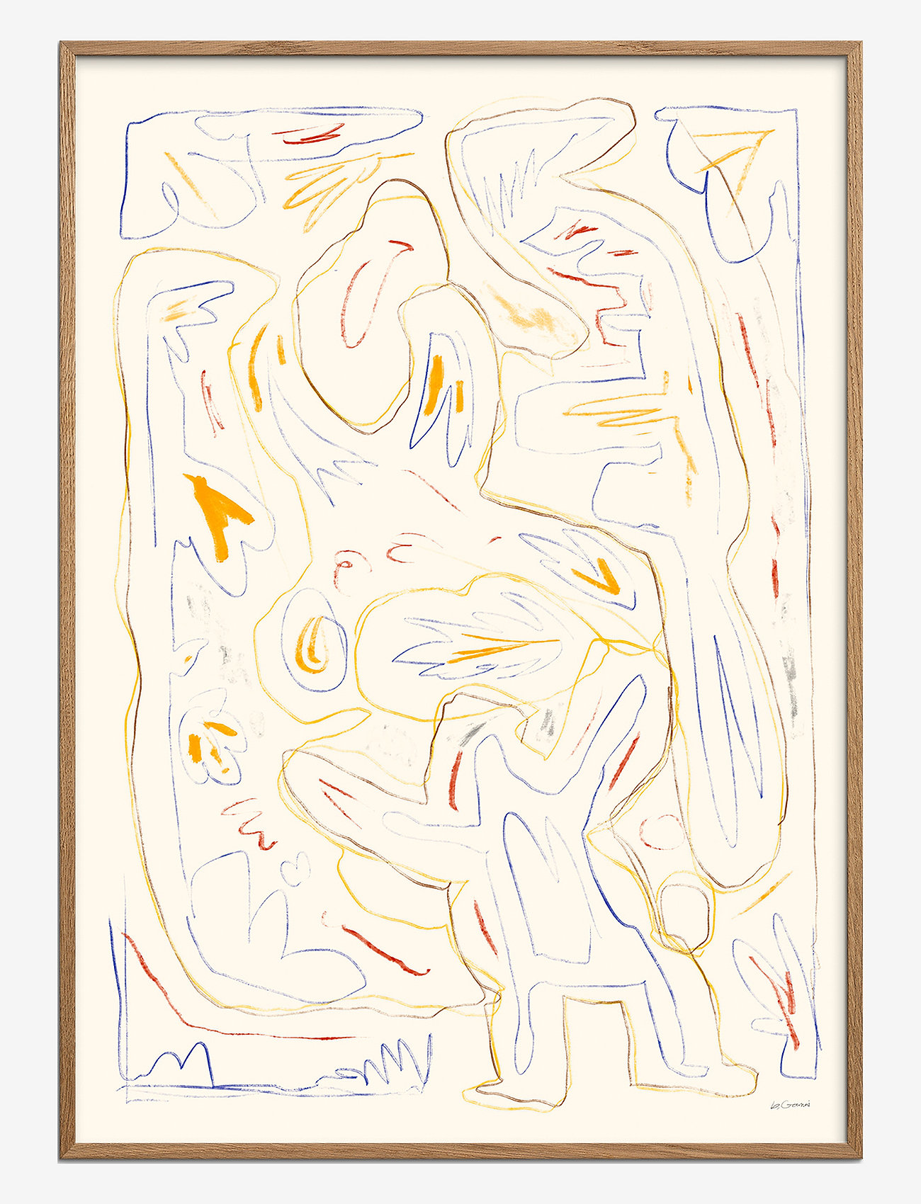 Poster & Frame - By Garmi - Ètude 15 - wzory graficzne - multi - 1