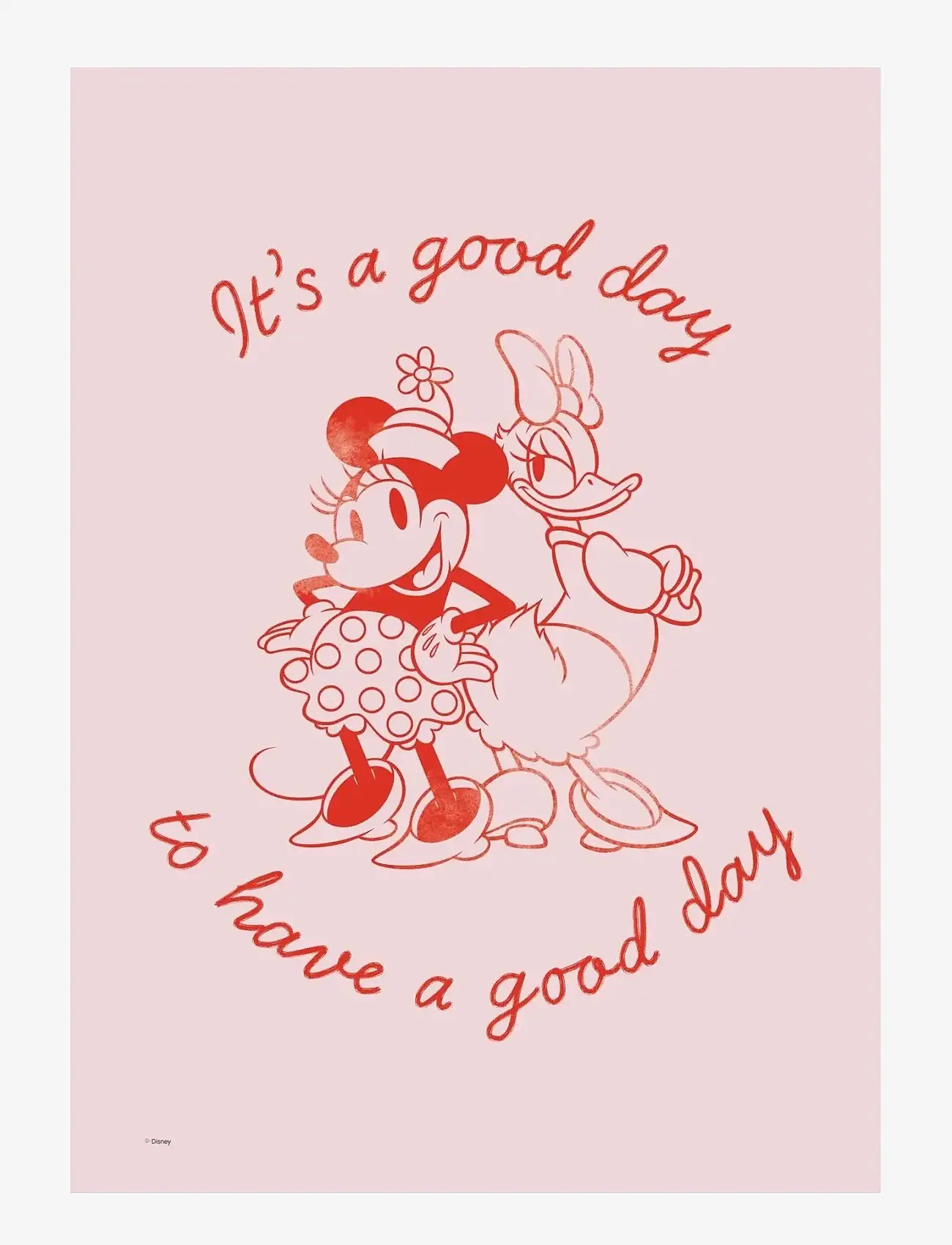 Poster & Frame - Disney - It’s a good day to have a good day - sõprus - pink - 1
