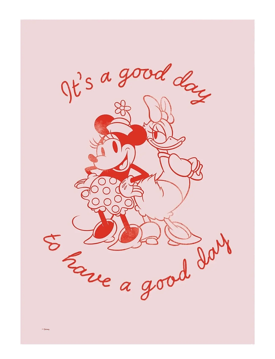 Poster & Frame - Disney - It’s a good day to have a good day - freundschaft - pink - 1