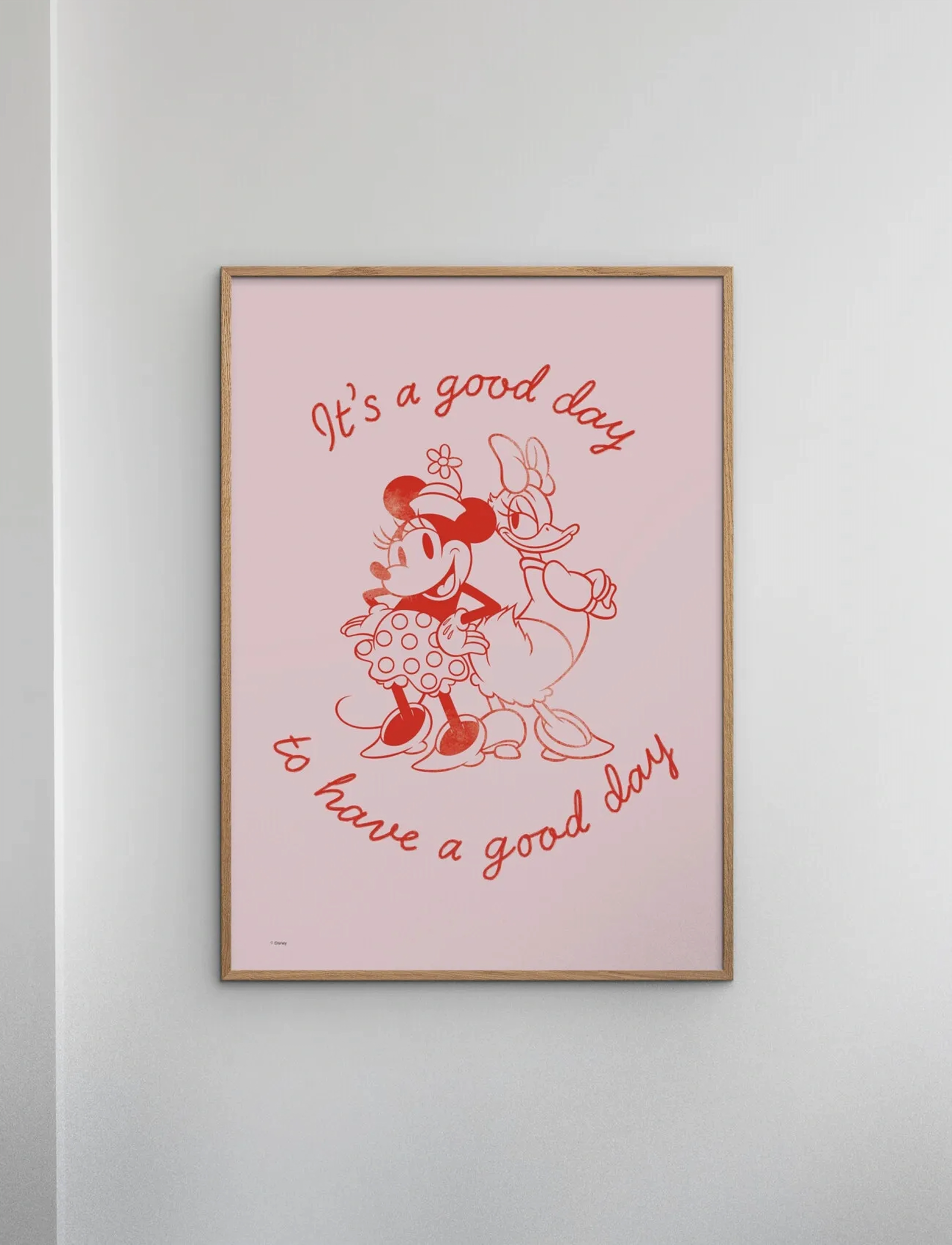 Poster & Frame Disney It’s A Good Day To Have Day, 30X 40 cm, Posters Frames, Rosa - Posters, Kinder