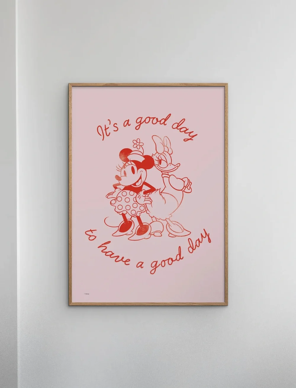 Poster & Frame - Disney - It’s a good day to have a good day - freundschaft - pink - 0