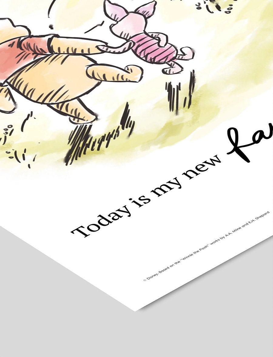Poster & Frame - Disney - Winnie the Pooh - Friendship Sunset - tiere - multicolor - 2